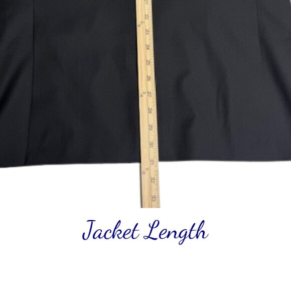 J. Crew Thompson Suit Jacket Tailored Fit Premium Fabric Versatile Black 40R NWT - Picture 8 of 10